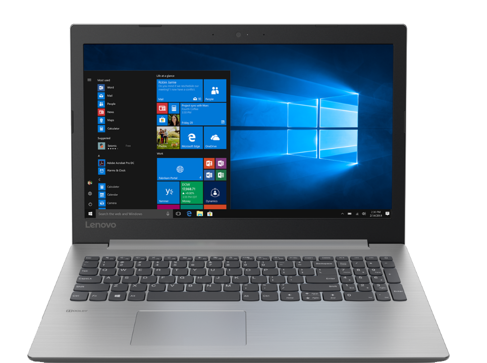 Ordinateurs Portables Lenovo Ideapad 330-15Ast Amd A 4 Go Ram 1 To Hdd 15.6"