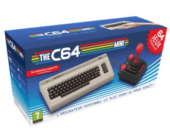 Console Commodore The C64 Mini Gris + 1 Manette + 64 Jeux