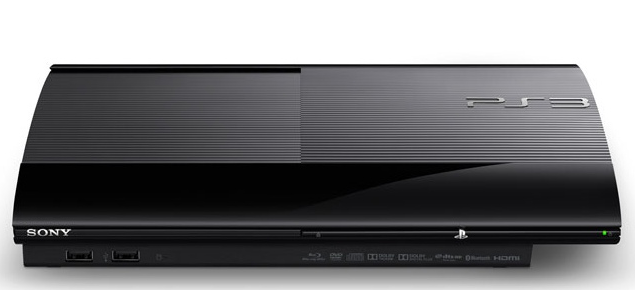 Console Sony Ps3 Ultra Slim Noir 12 Go Sans Manette