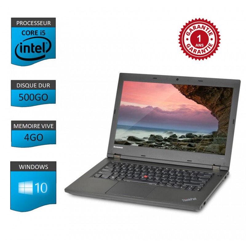 Ordinateurs Portables Lenovo Thinkpad L440 i5 4 Go Ram 500 Go Hdd 14"