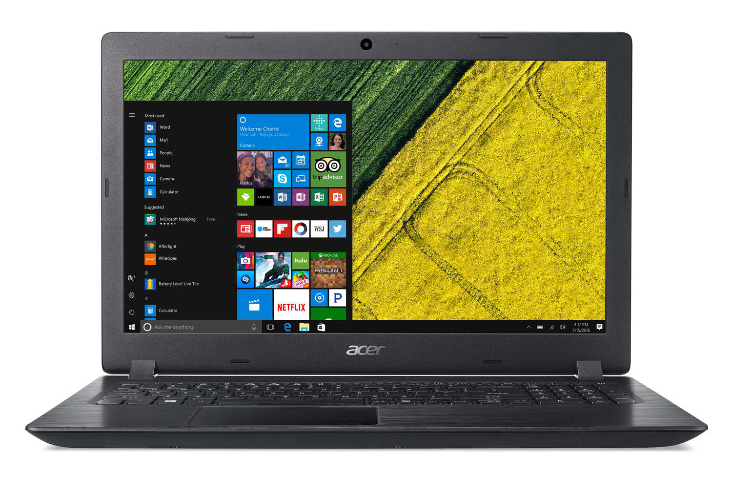 Ordinateurs Portables Acer Aspire A315-31-C0Q7 Intel Celeron 4 Go Ram 1 To Hdd 15.6"