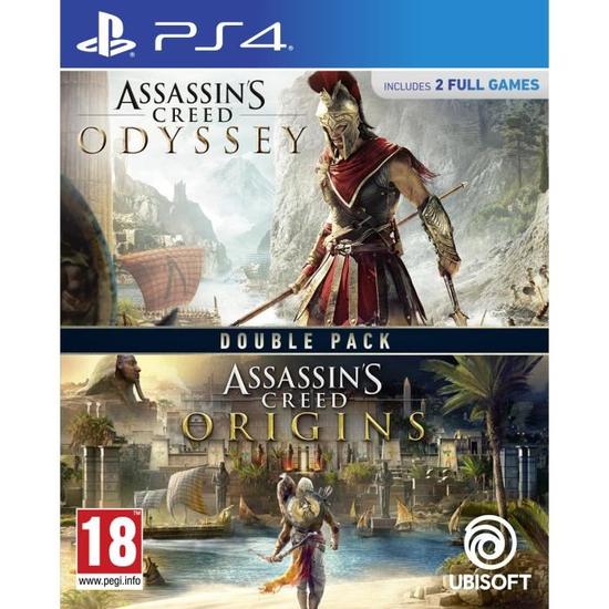 Jeux Vidéo Compilation Assassin'S Creed Origins + Assassin'S Creed Odyssey PlayStation 4 (PS4)