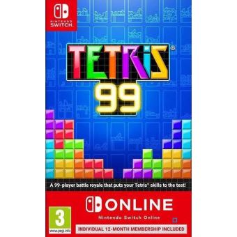 Jeux Vidéo Tetris 99 + Big Block Dlc + 12 Mois Nintendo Switch Online Switch