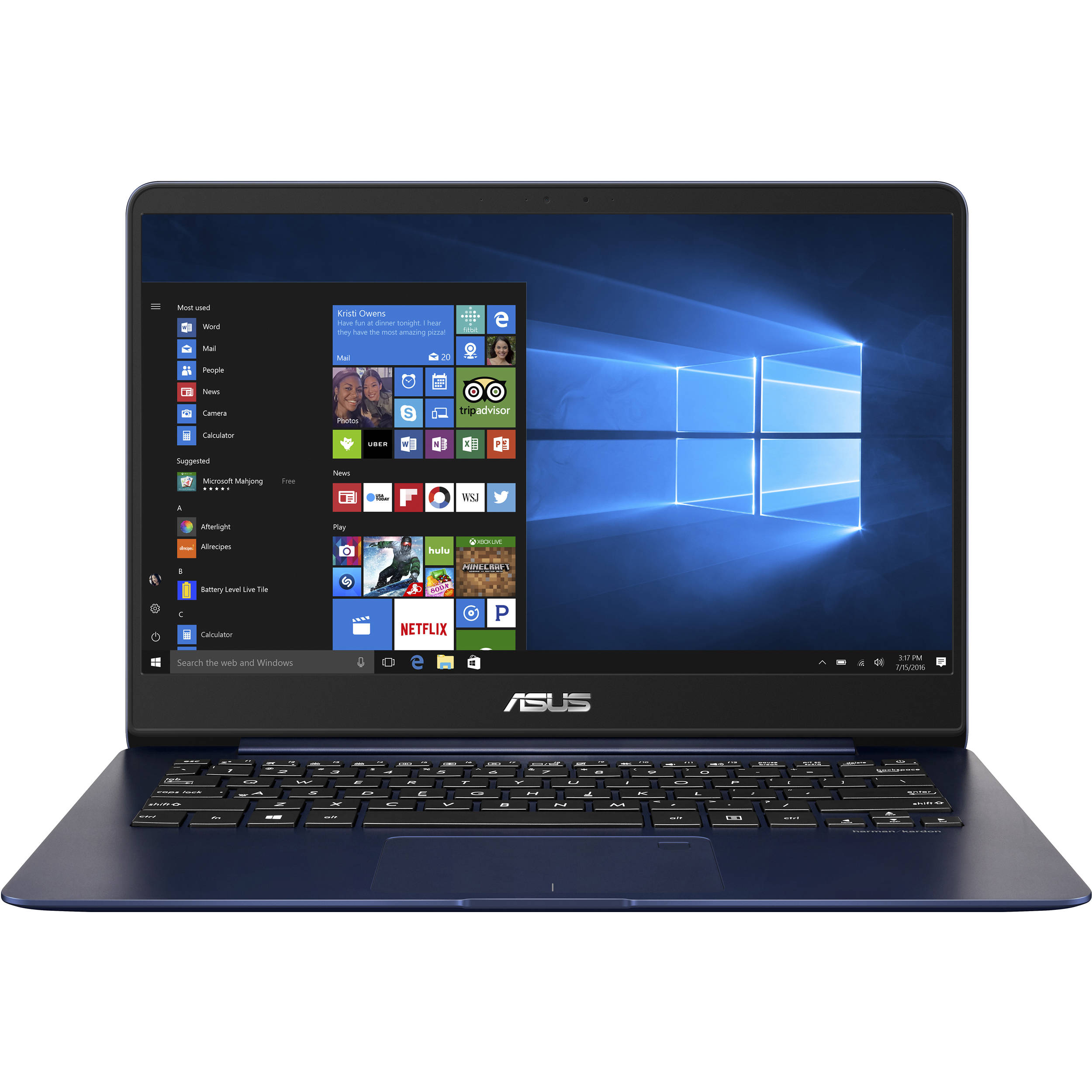 Ordinateurs Portables Asus Zenbook Ux430Ua-Gv049T i5 8 Go Ram 250Go SSD 14"