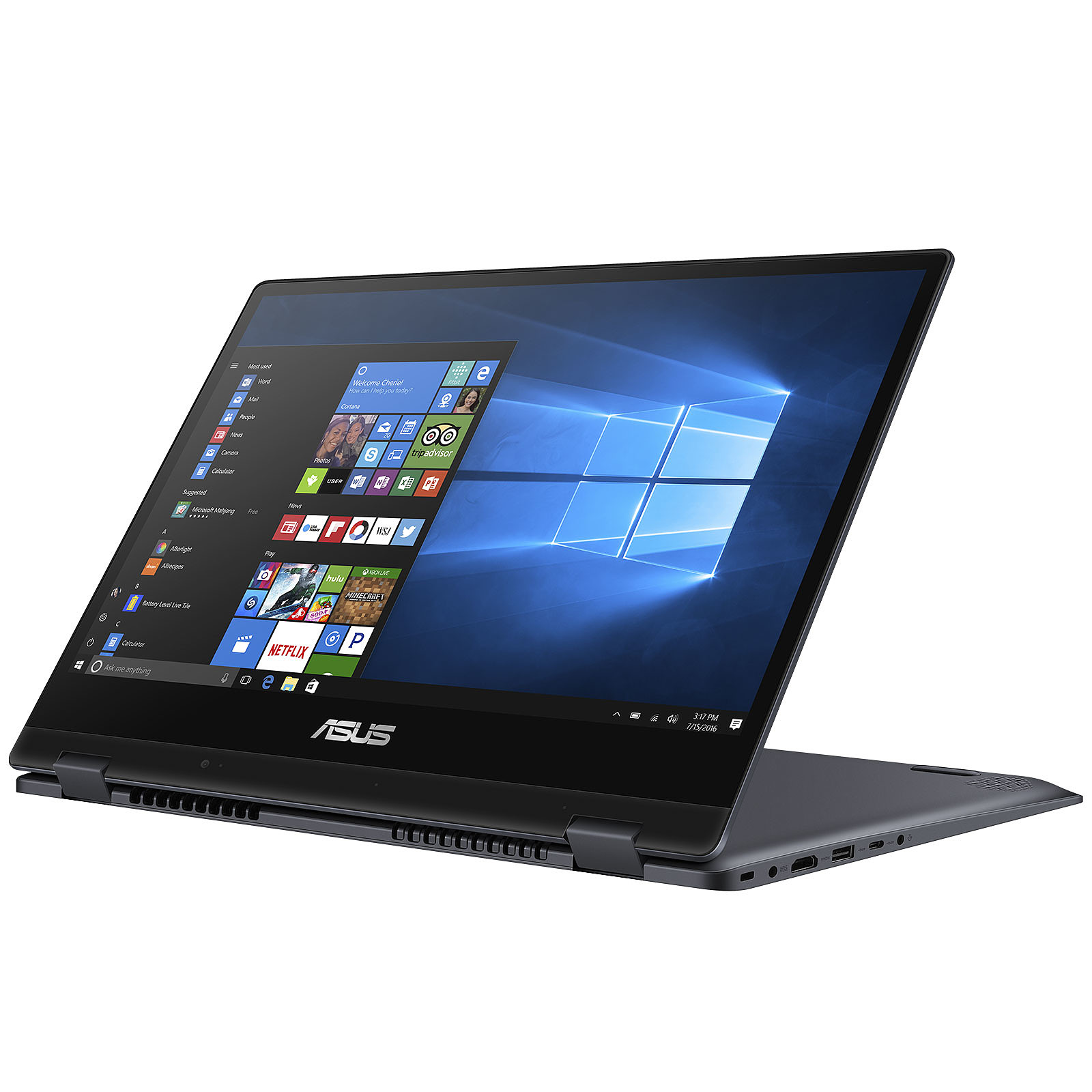Ordinateurs Portables Asus Vivobook Flip 14 Tp412Fa-Ec442T I3 4 Go Ram 256Go SSD 13.3"