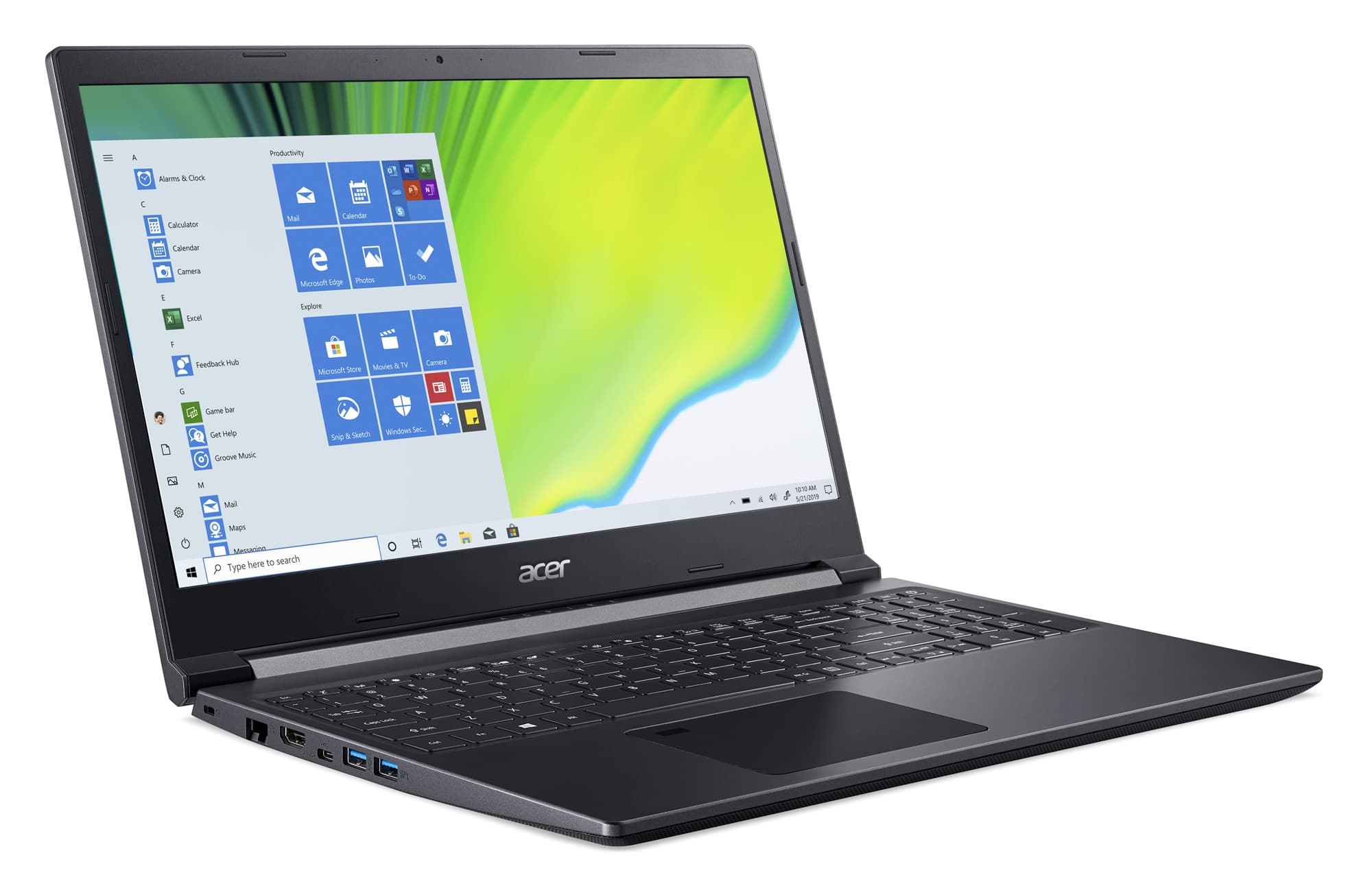 Ordinateurs Portables Acer Aspire 7 A715-41G-R70A Amd Ryzen 5 8 Go Ram 512Go SSD 15.6"