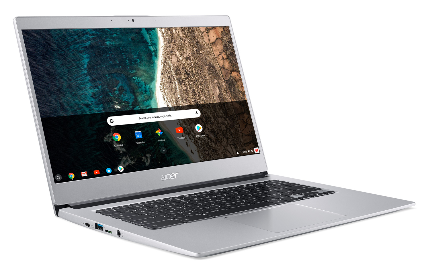 Ordinateurs Portables Acer Chromebook Cb514-1Ht-C1Sq Celeron 8 Go Ram 64 Go SSD 14"