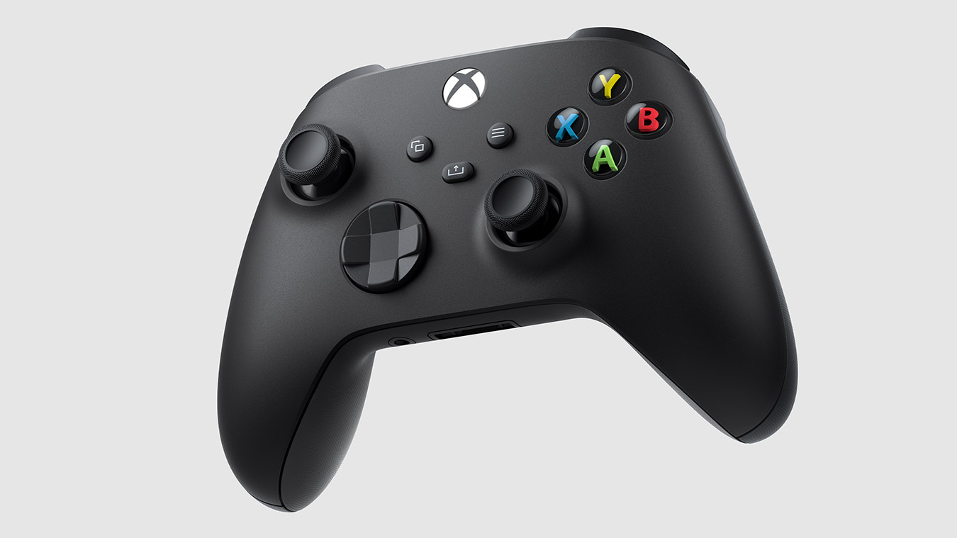Acc. De Jeux Vidéo Microsoft Manette Sans Fil Carbon Black Xbox One Xbox Series