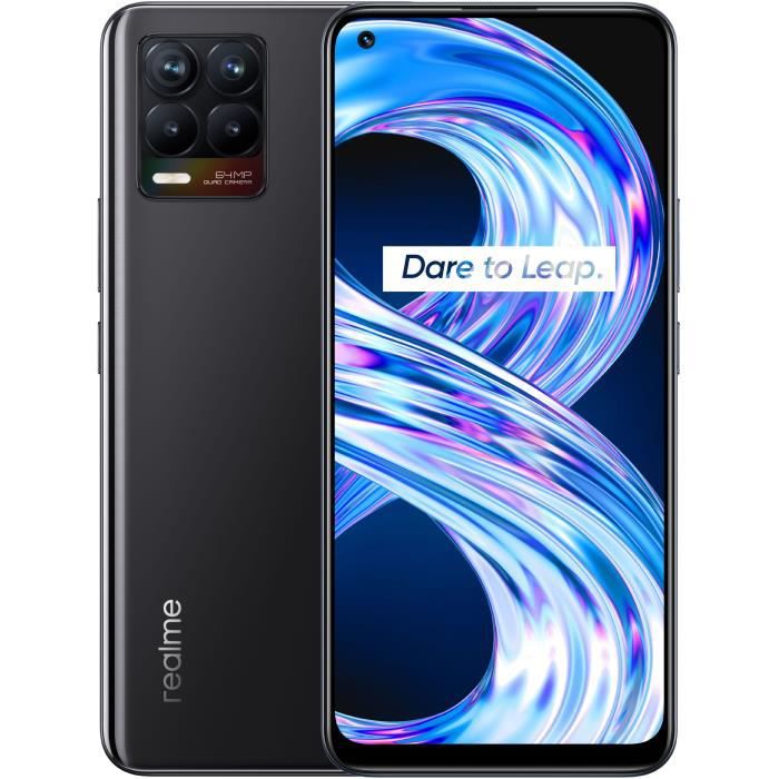 Realme 8 Pro Noir 128 Go Débloqué