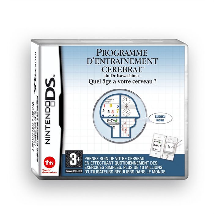 Programme D Entraînement Cérébral Du Dr Kawashima Jeux Vidéo Programme d'entraînement cérébral du dr. kawashima - quel