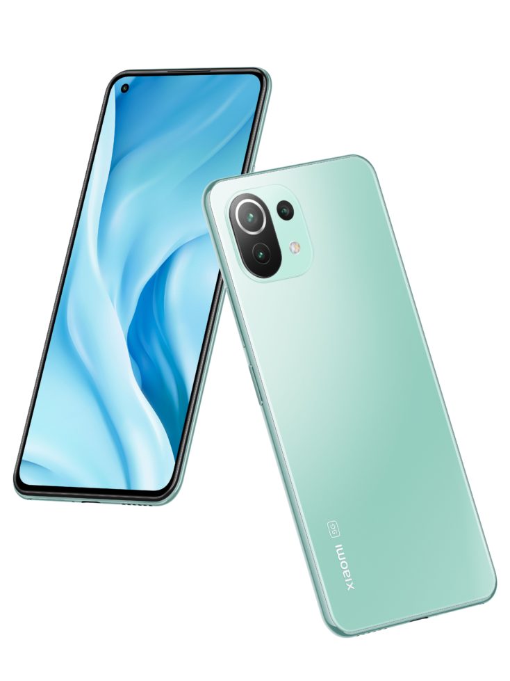 XIAOMI Mi 11 Lite 5G Vert menthe 128 Go Débloqué