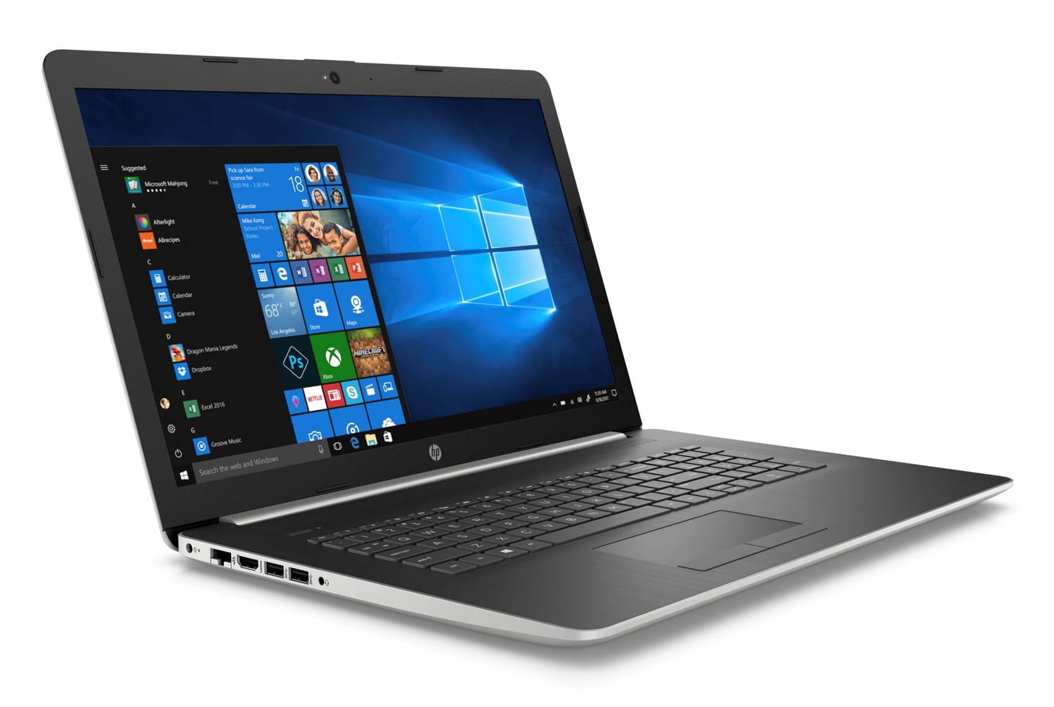 Ordinateurs Portables HP 17-By0042Nf I3 4 Go Ram 1 To Hdd 17.3"