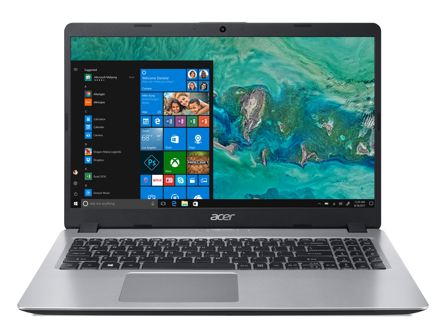 Ordinateurs Portables Acer Aspire 5 A515-52-37Df I3 4 Go Ram 128Go SSD 15.6"