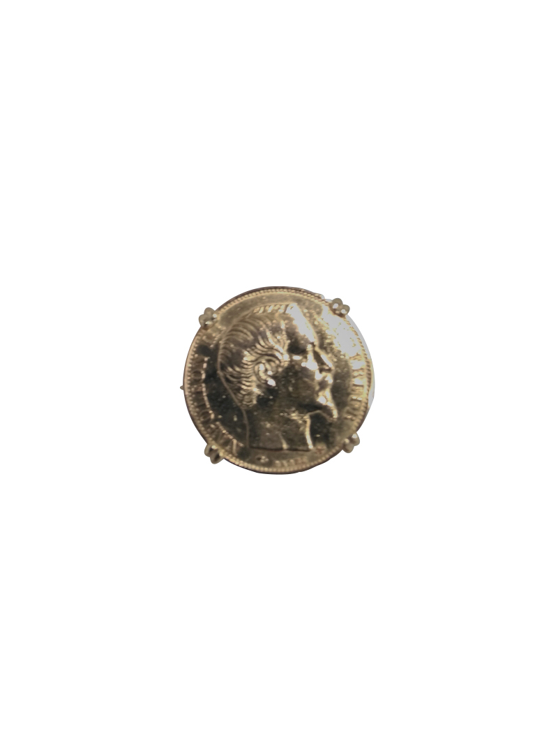 Bague 20 Francs Napoléon Or Jaune