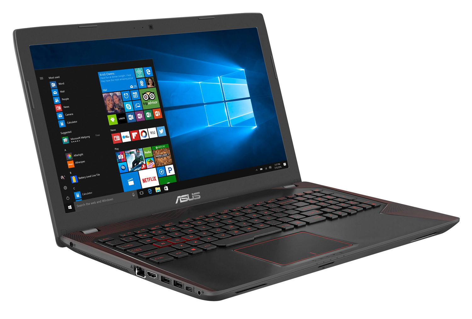 Ordinateurs Portables Asus Fx552Ve-Dm380T i5 6 Go Ram 1To Hdd 128Go SSD 15.6"