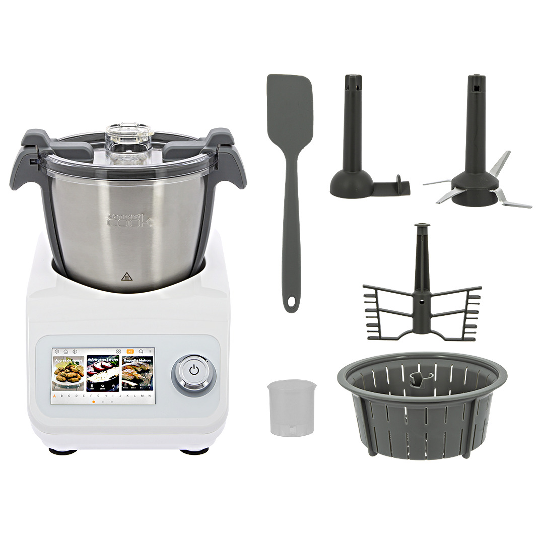 Robots De Cuisine Compact Cook Platinum Cf-2001Fp