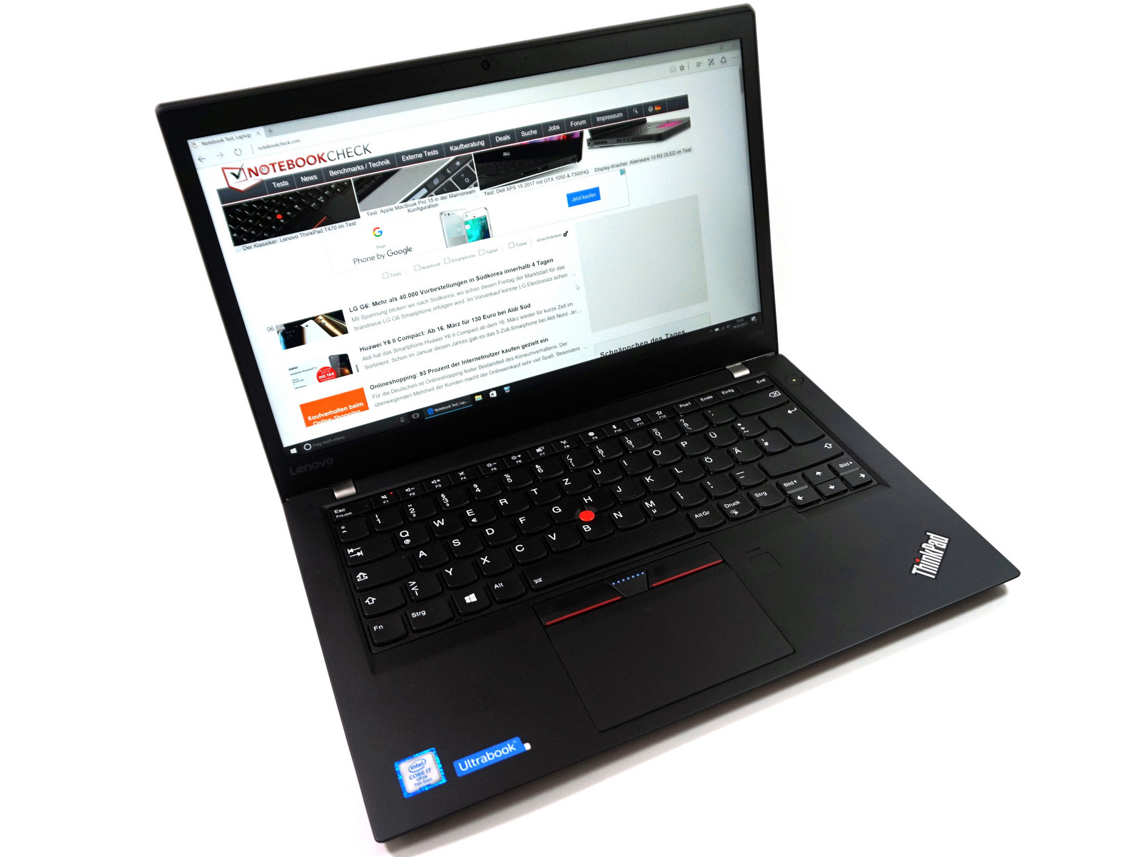 Ordinateurs Portables Lenovo Thinkpad T470S i7 8 Go Ram 256Go SSD 14"