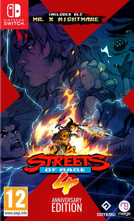 Merge Games Jeux Vidéo Streets Of Rage 4 Anniversary Edition Switch