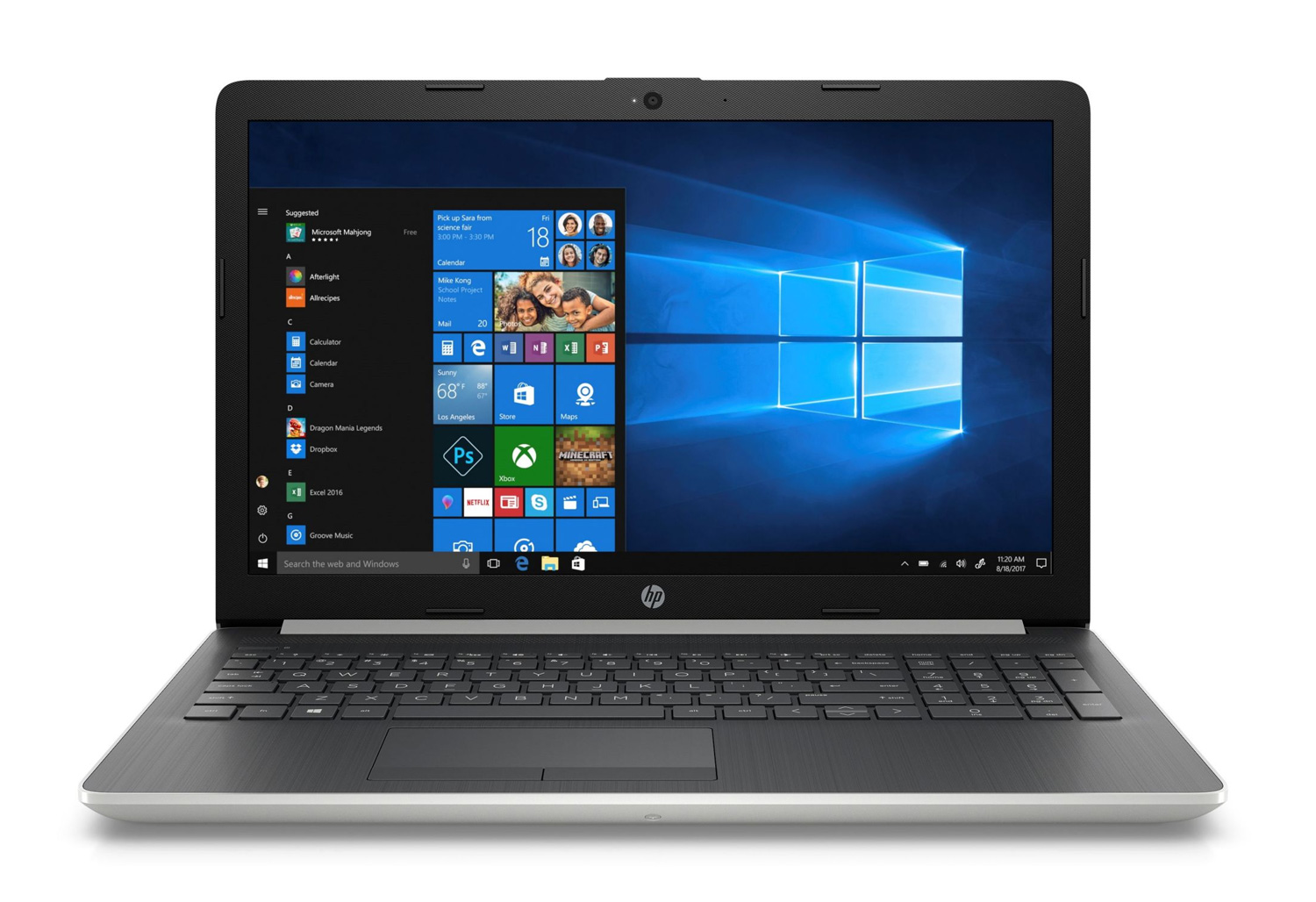 Ordinateurs Portables HP 15-Da0001Nf I3 4 Go Ram 1 To Hdd 15.6"