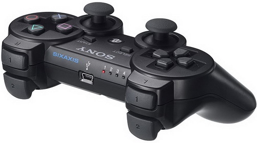Acc. De Jeux Vidéo Sony Manette Sans Fil Sixaxis Noir PS3