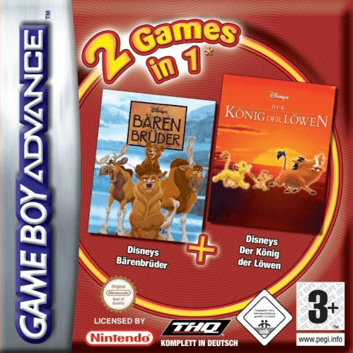 Non Signe Jeux Vidéo Brother Bear + The Lion King Game Boy Advance