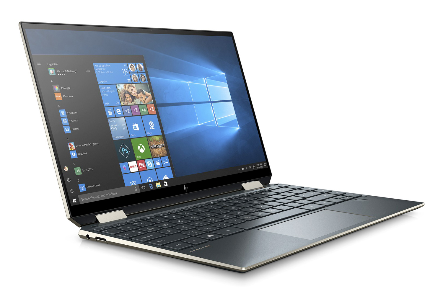 Ordinateurs Portables HP Spectre X360 13-Aw0003Nf i7 8 Go Ram 256 Go SSD 13.3"