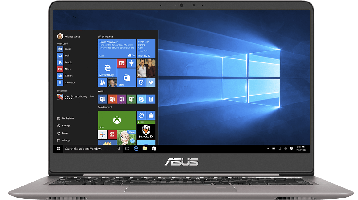 Ordinateurs Portables Asus Zenbook Ux410Ua i7 8 Go Ram 1To Hdd 128Go SSD 14"