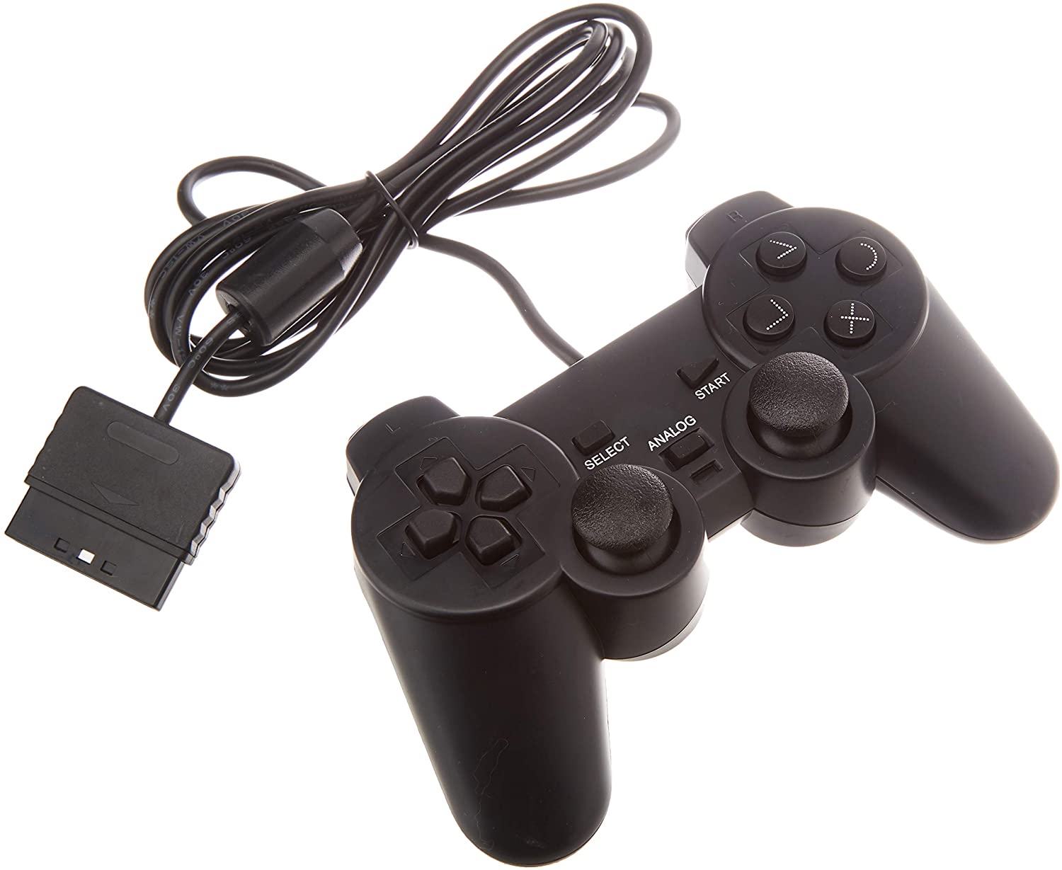 Acc. De Jeux Vidéo Moveteck Gamer Manette Filaire Noir PS2