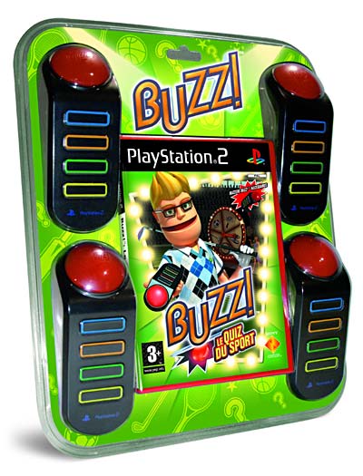 Jeux Vidéo Buzz! Le Quiz Du Sport + Buzzers PlayStation 2 PlayStation 2 (PS2)