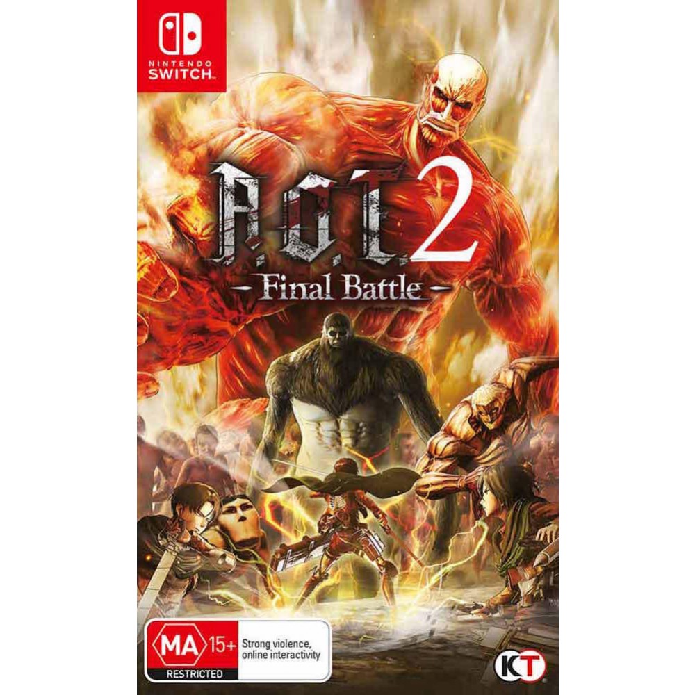 Jeux Vidéo Attack On Titan 2 Final Battle Switch