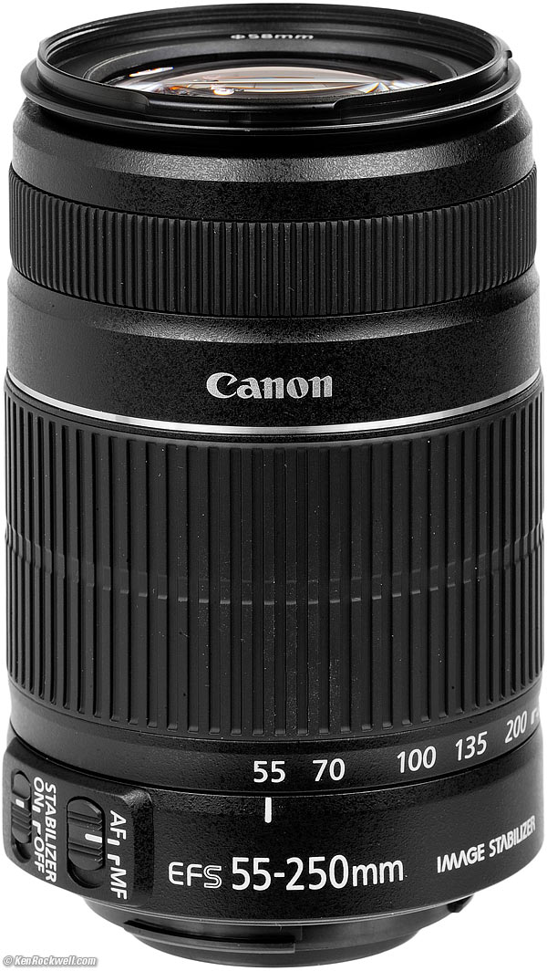 Objectif Photo Canon Ef-S 55-250 Mm F4.0-5.6 Is Ii Monture Canon