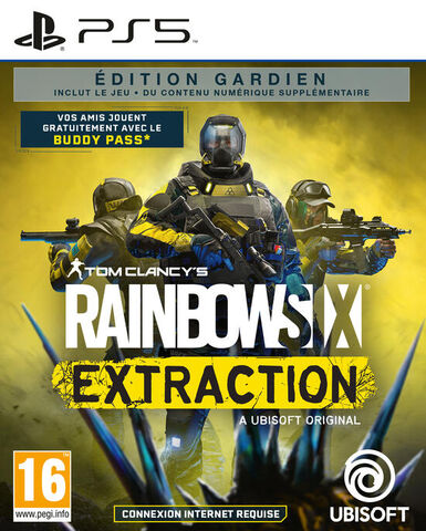 Non Signe Jeux Vidéo Tom Clancy'S Rainbow Six Extraction Edition Gardien PlayStation 5 (PS5)