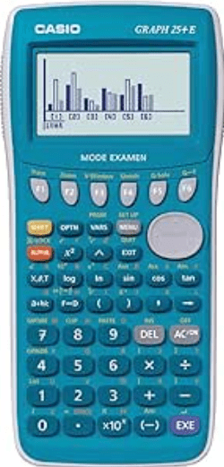 Calculatrices Casio Graph 25+E Bleu
