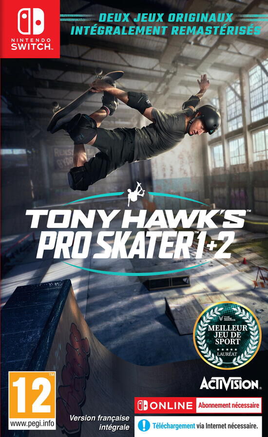 Jeux Vidéo Tony Hawk’S Pro Skater 1 + 2 Switch