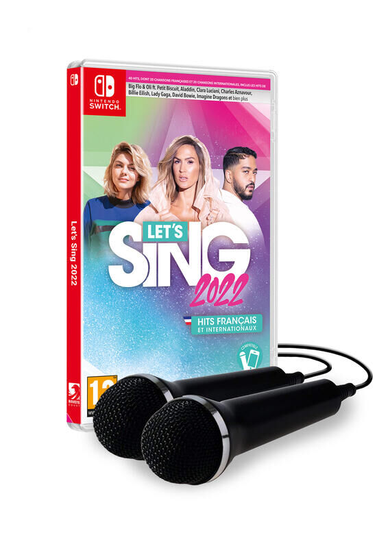 Ravenscourt Jeux Vidéo Let’S Sing 2022 + 2 Micros Switch