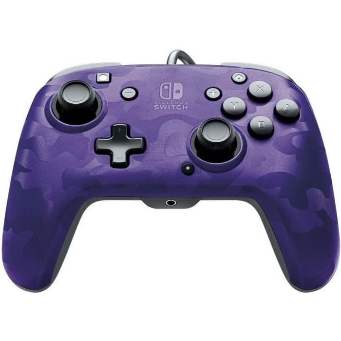 Acc. De Jeux Vidéo Pdp Manette Filaire Camouflage Violet Nintendo Switch