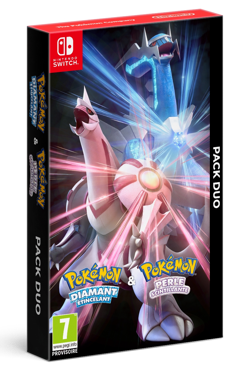 Non Signe Jeux Vidéo Pack Duo Pokémon Diamant Etincelant & Pokémon Perle Scintillante Switch