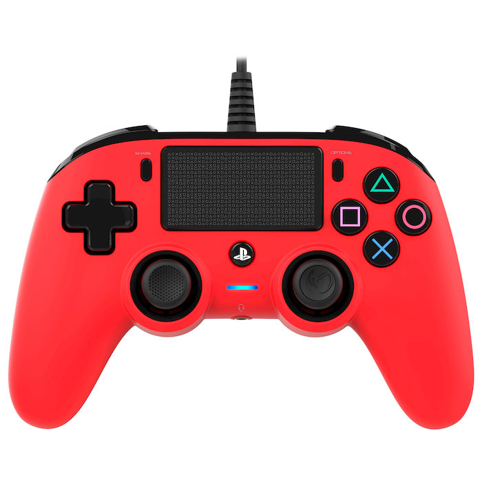 Acc. De Jeux Vidéo Nacon Manette Filaire Rouge PS4