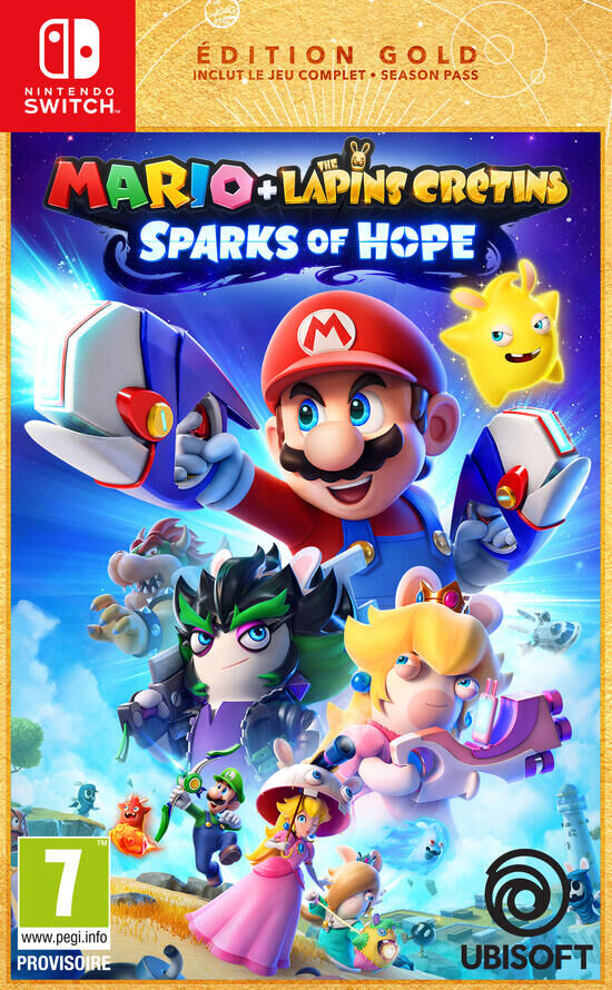 Jeux Vidéo Mario + Les Lapins Cretins Sparks Of Hope Gold Edition Switch