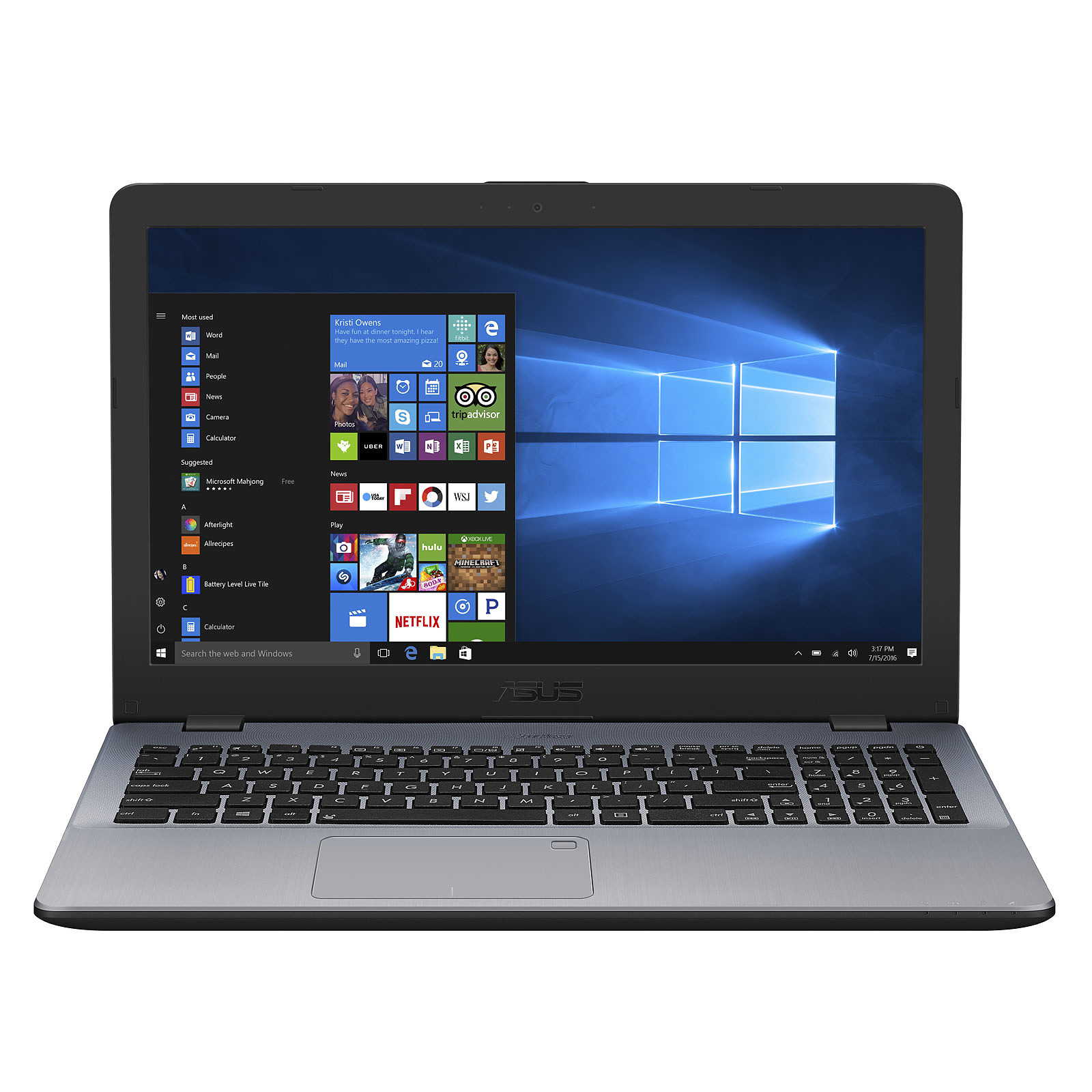 Ordinateurs Portables Asus P1501Ua-Gq502R I3 4 Go Ram 500 Go Hdd 15.6"