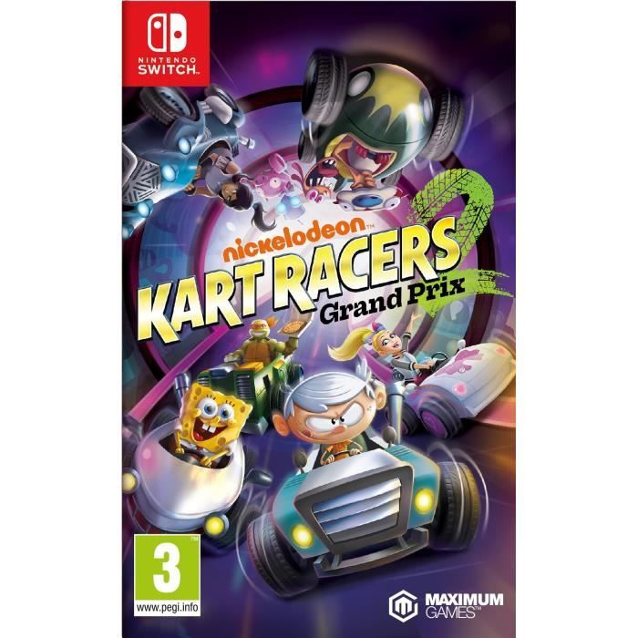 Non Signe Jeux Vidéo Nickelodeon Kart Racers 3 Slime Speedway Switch