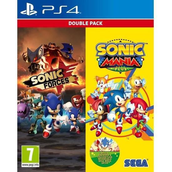 Playsation 4 Jeux Vidéo Double Pack Sonic Forces & Sonic Mania Plus PlayStation 4 (PS4)
