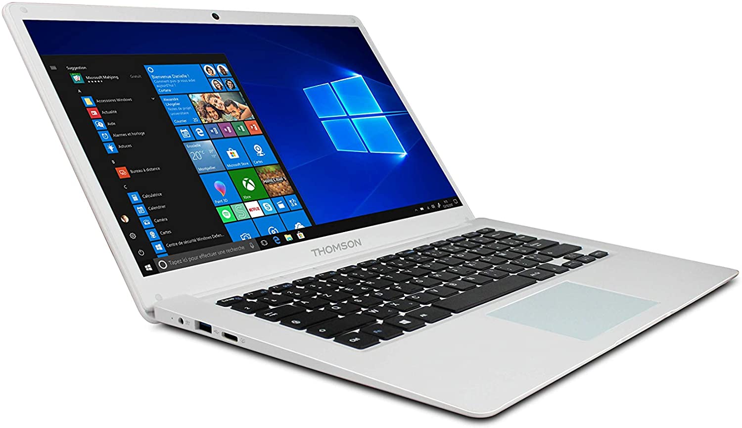 Ordinateurs Portables Thomson Px14C4Bl128 Intel Celeron 4 Go Ram 128Go SSD 14"