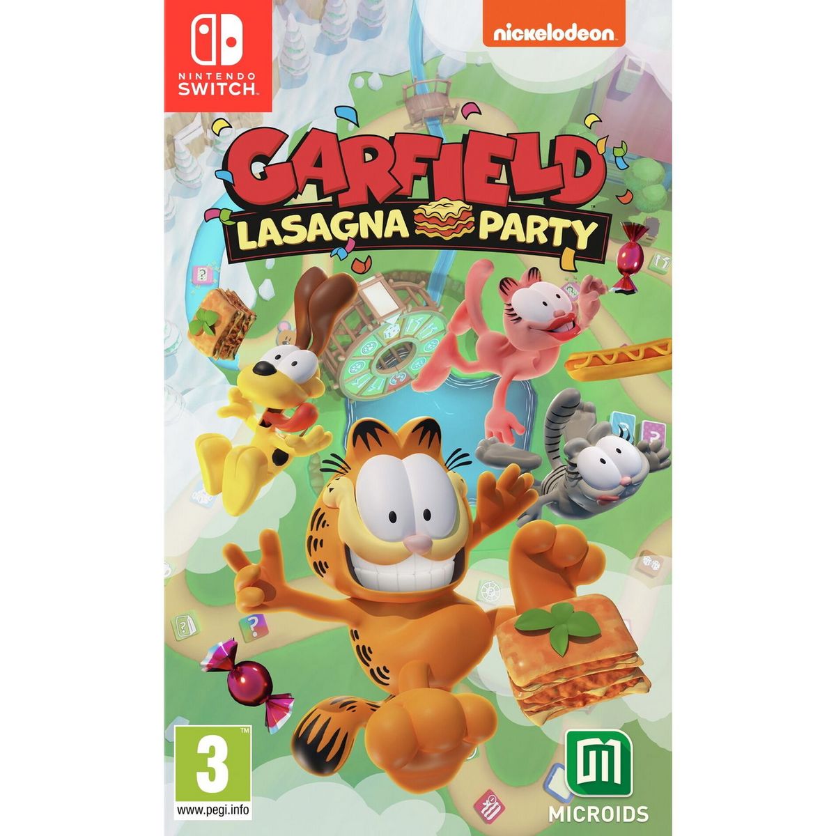 Nintendo Jeux Vidéo Garfield Lasagna Party Switch