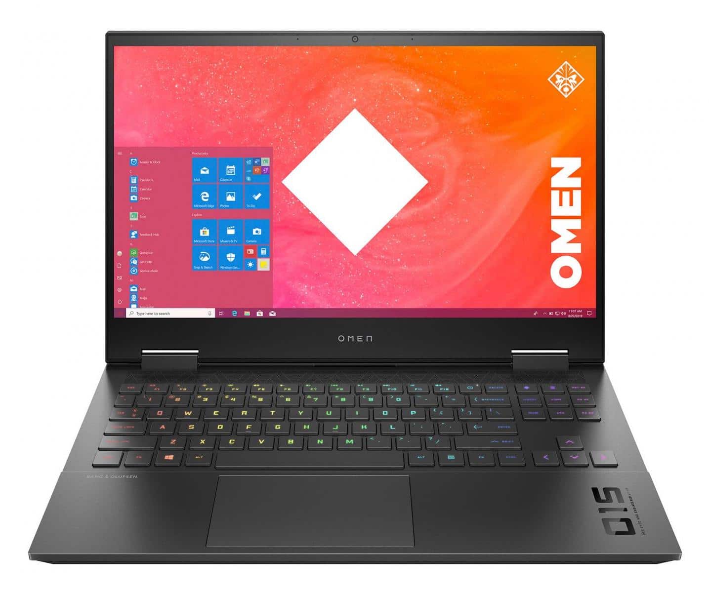 Ordinateurs Portables HP Omen 15-Ek1096Nf i7 16 Go Ram 512 Go SSD 15.4"