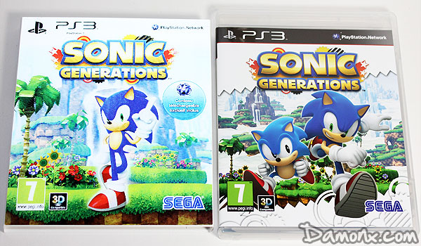Sega Jeux Vidéo Sonic Generation Fourreau Lenticulaire PlayStation 3 (PS3)