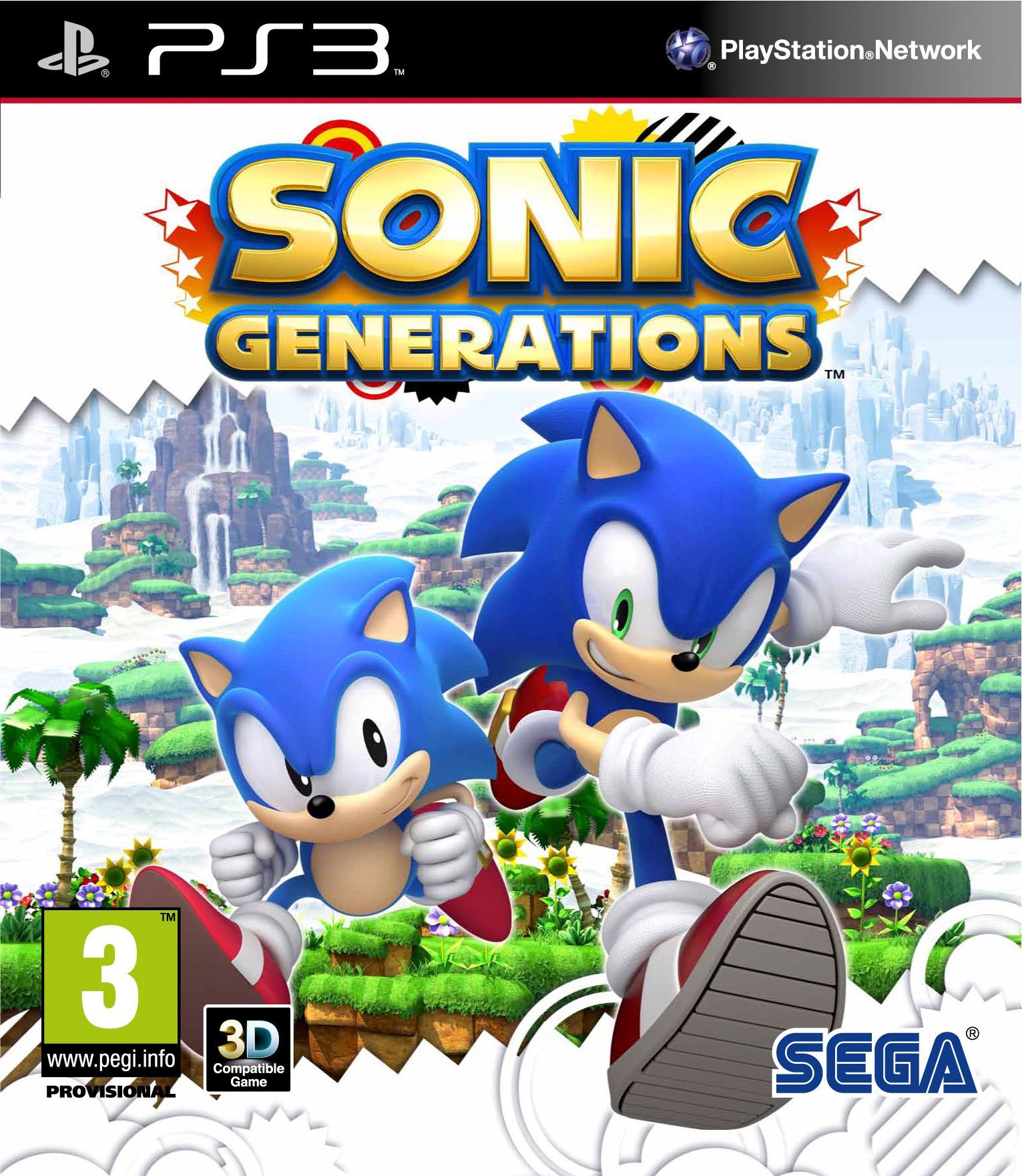 Sega Jeux Vidéo Sonic Generations PlayStation 3 (PS3)