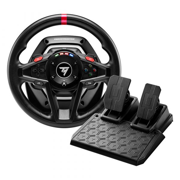 Acc. De Jeux Vidéo Thrustmaster Volant + Pédalier T128-X Filaire Noir Xbox