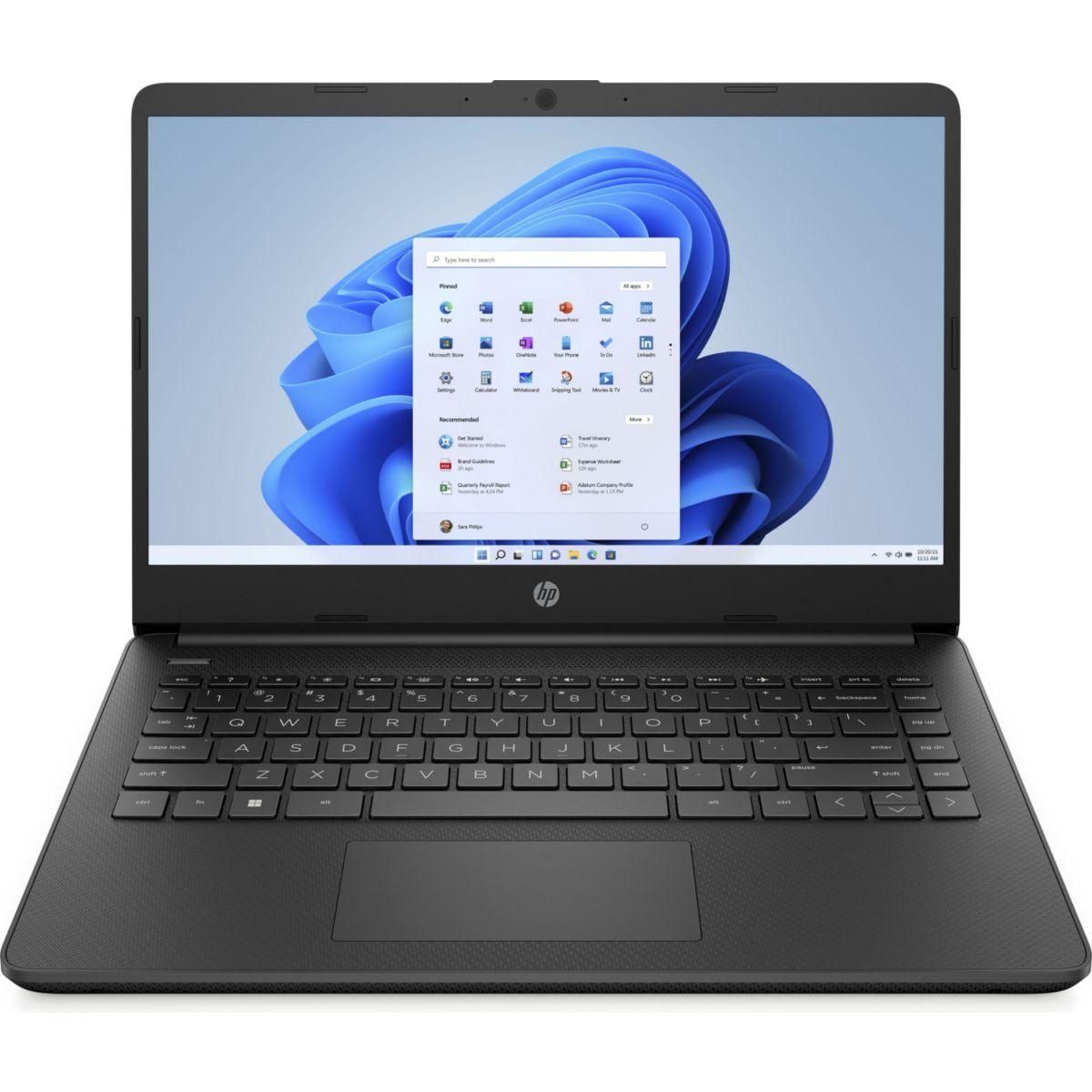 Ordinateurs Portables HP 14S-Dq0064Nf Intel Celeron 4 Go Ram 128 Go SSD 14"
