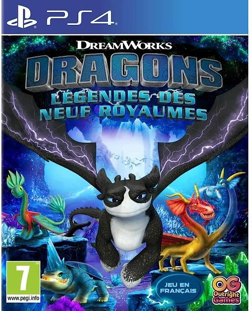 Jeux Vidéo Dreamworks Dragons Légendes Des Neuf Royaumes (PS4) PlayStation 4 (PS4)